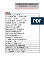 Bachelor of Science in Accountancy: PNC College Admission Test (Pnc-Cat) Qualifiers For Sy 2020-2021