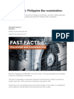 FAST FACTS: Philippine Bar Examination: Reynaldo Santos JR
