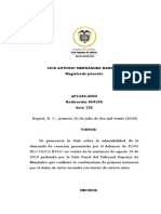 Falso Juicio de Existencia - Concepto y Demostración Ap1246-2020 (54195) PDF