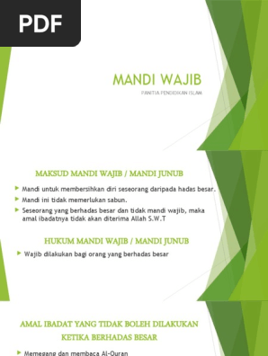 Mandi Wajib Pdf