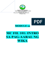 Module Fil 101