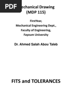 Mechanical Drawing (MDP 115) : Firstyear, Mechanical Engineering Dept., Faculty of Engineering, Fayoum University