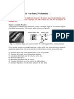 Fluid-Solid Catalytic Reactions: Mechanism: Academic Use