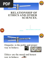 4 Scrib 5 RELATIONSHIP OF ETHICS TO OTHER SCIENCES