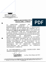 2012-05 DGSC-DG (suspencion de tramites para las sustancias, acido sulfurico,electrolito)