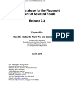 018 AF - USDA Base de Datos de Flavonoides