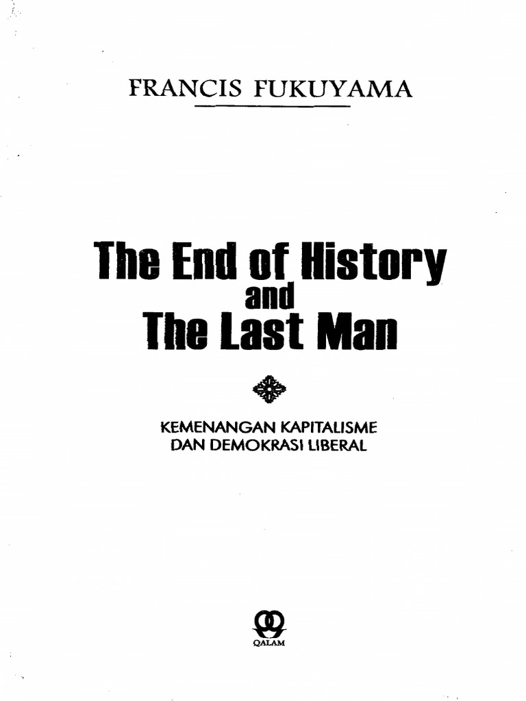 the end of history francis fukuyama