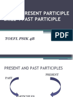 Toefl Skill 3&4 Present & Past Participles