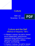 Culture: Beth Lee November, 18, 2003