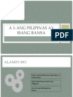 A 1-Ang Pilipinas Ay Isang Bansa