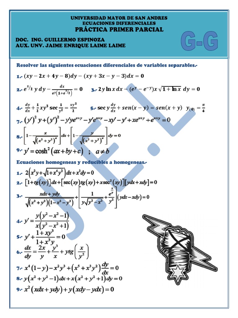 Practica 1 De Ecuaciones Diferenciales Pdf