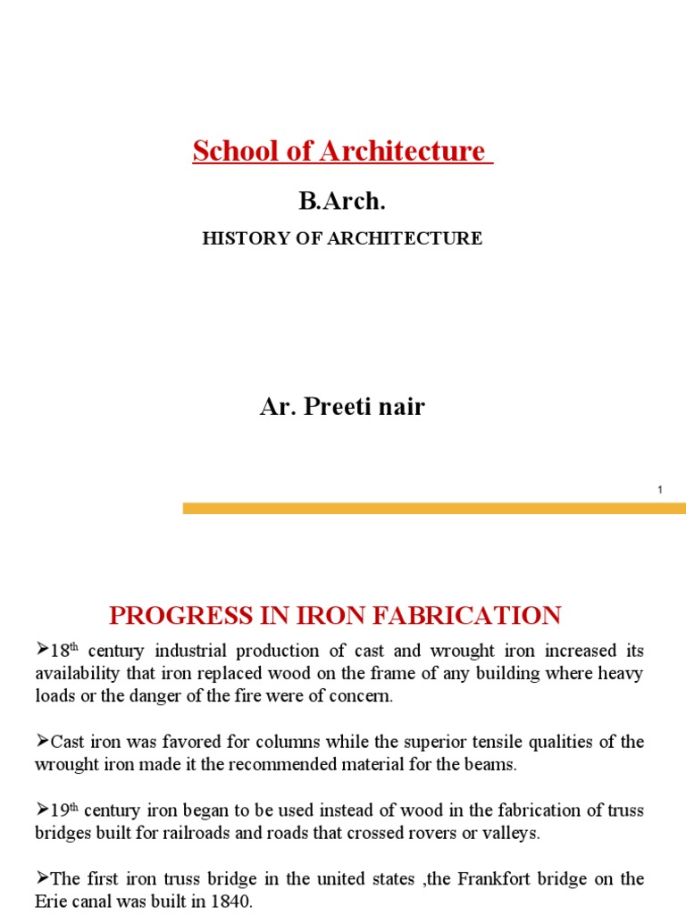 School of Architecture: B.Arch | PDF | Architectural Design | Architecture