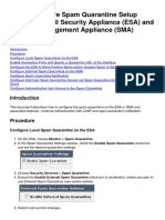 Comprehensive Guide to ESA and SMA Spam Quarantine Setup