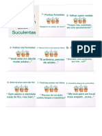 Identificação de Suculentas