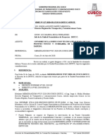 Informe técnico de puentes Pilpinto, Cusibamba y Chifia