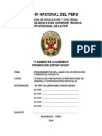 Monografia Procedimientos Del Lugar de Los Hechos en Comision de Un Delito - E1 PNP Calderon