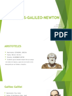 Aristoteles Galileo Newton