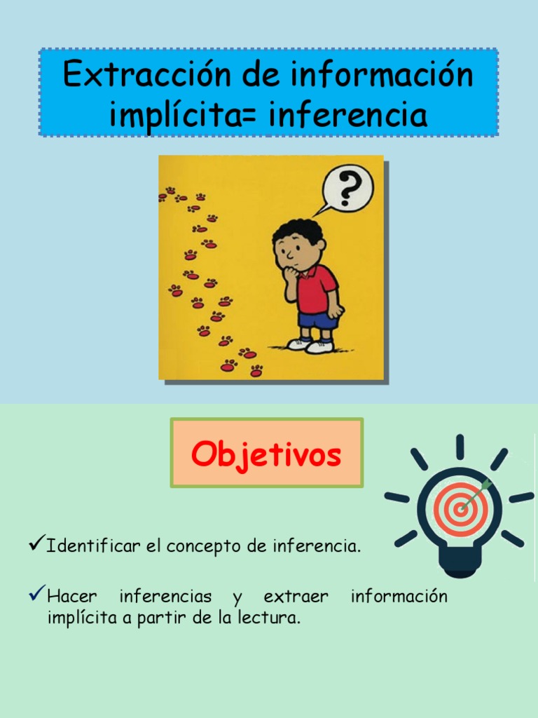 5° Básico Taller de Lenguaje - Extraer Información Implícita | PDF ...