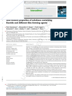 SCARAMUCCI, 2015. Anti-Erosive Properties of Solutions Containing Fluoride and Differente Film-Forming Agents