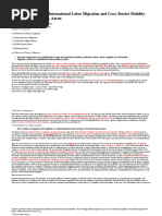 Topic 1 (Team of Two) : International Labor Migration and Cross-Border Mobility - Mitra, Ian and Morillo, Aaron