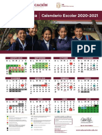 Calendario Escolar BC 2020-2021