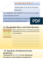 Cell Membrane and Transport Iii