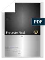 Desarrollo Proyecto Final Costos y Presupuesto