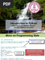 Introduction To Python: Chris Piech and Mehran Sahami CS106A, Stanford University