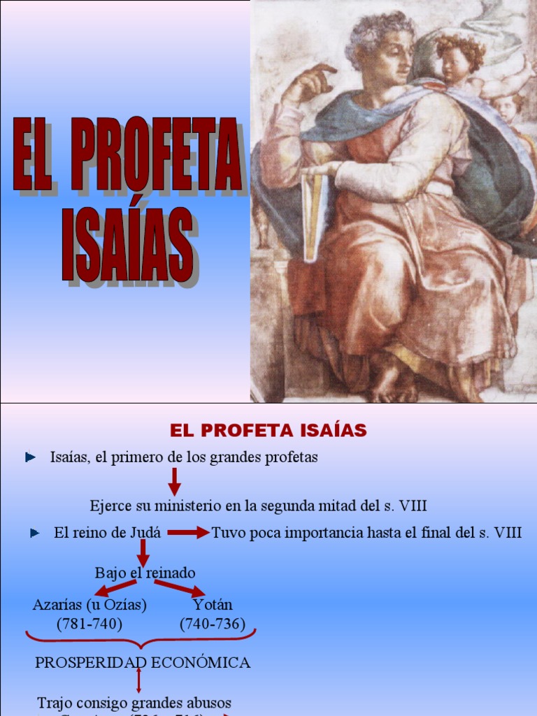 El Profeta Isaías Ii Pdf Isaias Libro De Isaías