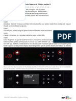 Instructions For Updating The Printer Firmware in Chipless, Method 5