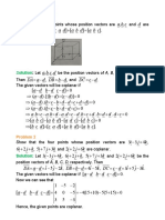 Problem 1: Vector Algebra