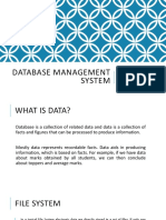 Database Management System: Nishant Kumar