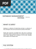 Database Management System: Nishant Kumar