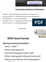 SPEE Panel On Unconventional Reserve Estimation