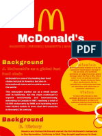 Mc-Donalds Case Study