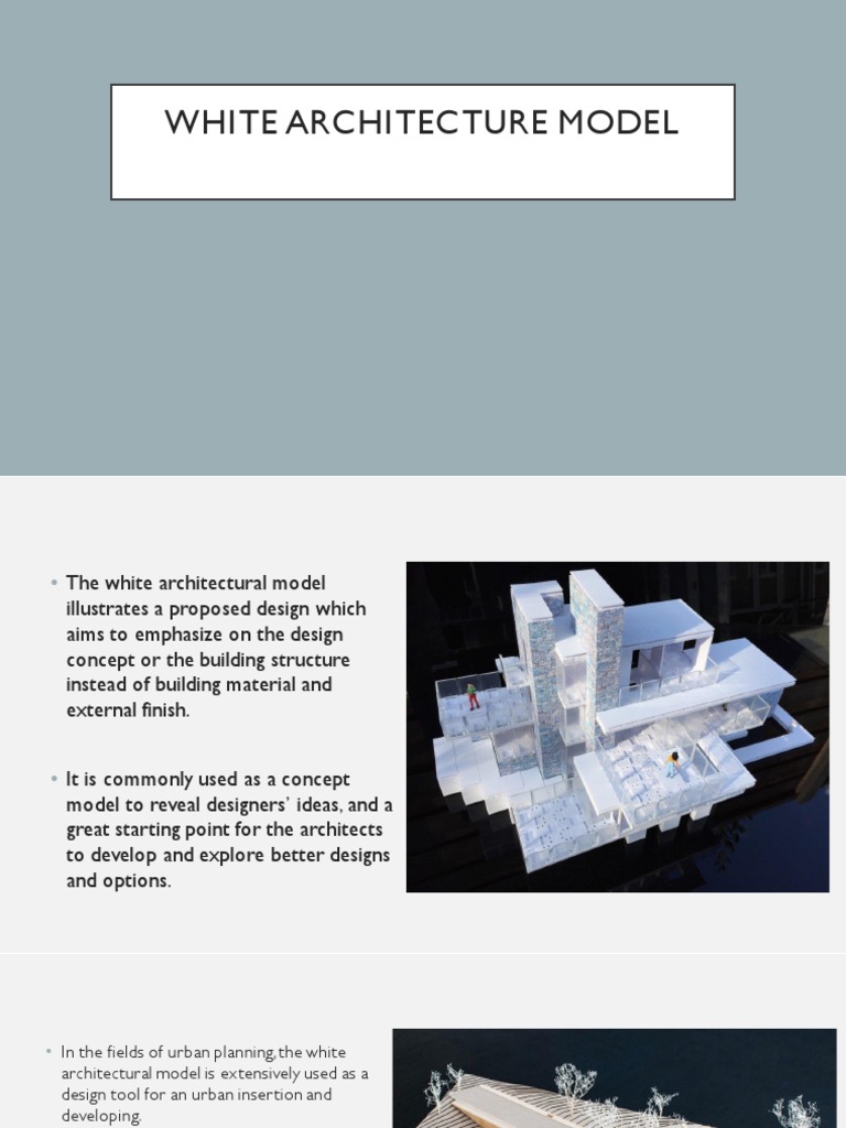 White Architectural Model Overview | PDF