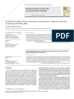 Gestión de La Calidad Total e Indicadores No Financieros PDF