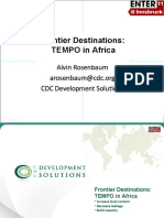 Frontier Destinations: TEMPO in Africa