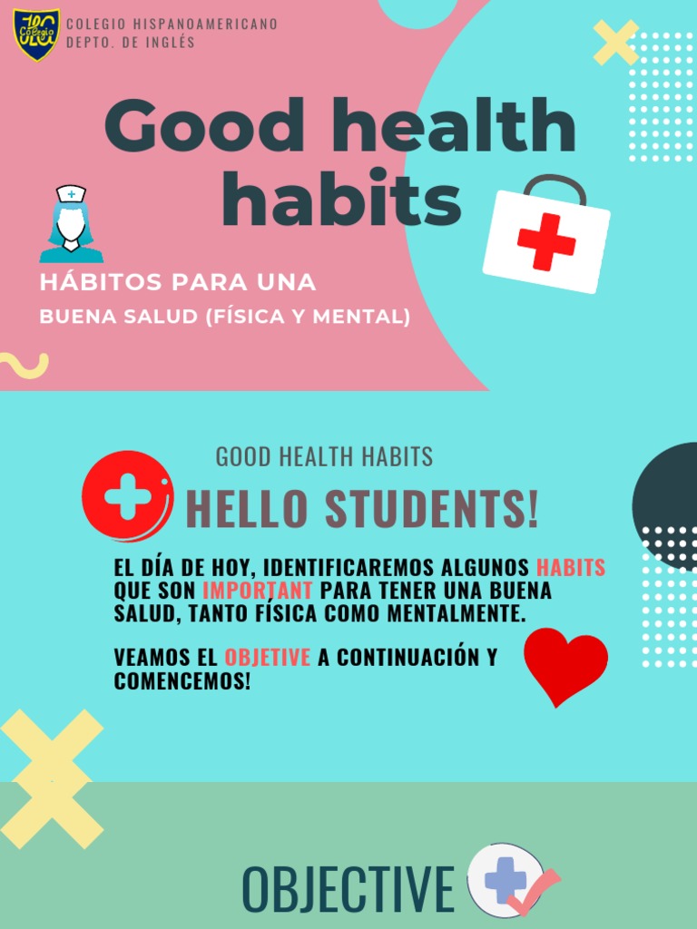 INGLÉS GOOD HABITS PPT 4° BÁSICO PDF PDF