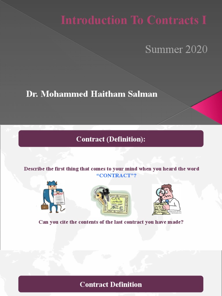 Introduction to Contract Law | PDF | Breach Of Contract | Damages