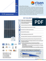 120 CELL RSM120-6-275P-290P/5BB: High Performance Polycrystalline Module