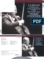 Fournier's Bach Cello Suites Booklet