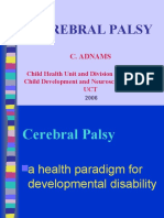 Cerebral Palsy: C. Adnams