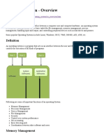 02 - Roles and Overview Operating System