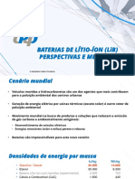 Baterias de Lítio-Íon (Lib) Perspectivas e Mercado, CETEM PDF