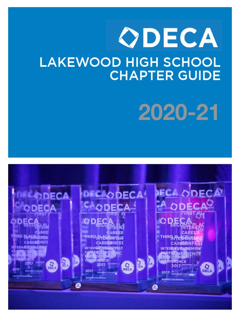 Lakewood DECA Chapter Guide 2020-21 | PDF | Fundraising | Competition