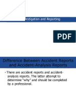 Accident Investigation and Reporting For Ijr