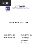 Download Shampoo Stp Analysis by gagan SN47784954 doc pdf