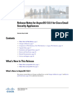 Release Notes For Asyncos 13.0.1 For Cisco Email Security Appliances