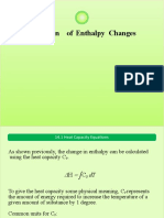 Calculation of Enthalpy Changes